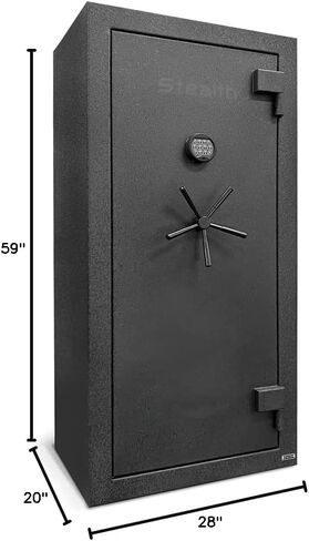 Stealth UL28 Gun Safe 28 Long Gun Capacity with Handgun Storage, 1 Hour Fire Protection & UL RSC Burglary Rating in Saudi Arabia