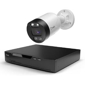 نظام كاميرا مراقبة Helix 5MP POE خارجي، 8CH POE NVR، كاميرا واحدة بدقة 5 ميجابكسل، كاميرا IP رصاصة معدنية IP66، ميكروفون مدمج، القرص الصلب غير متضمن، HLX-NV3808E-B102EW-AI1 in Kuwait