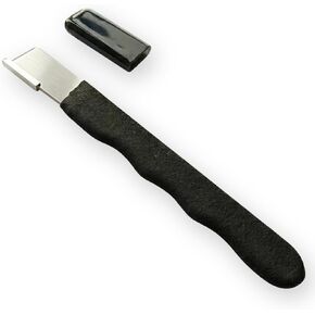 Garden Guru Garden Tool Blade Sharpener - 5" Handheld & Multi-Purpose Solid Carbide Sharpener w Protective Cover, Ergonomic Non-Slip Handle for Pruners Loppers Shears Knives Scissors Axe in Saudi Arabia