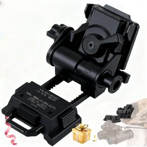 NVG Mount System - Premium Aluminum Alloy Night Vision Goggles Mount for Helmet, One-Handed Quick Release, Anti-Shake Design, Compatible with PVS-14/15/18/GPNVG18 & L4G24 - Tactical Grade Equipment in Saudi Arabia