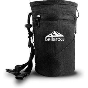 BELLAROCA® | Climbing Chalk Bag - Water & Abrasion Resistant Boulder Chalk Bag with 2 Large Pockets and Carabiner – Ideal for Bouldering, Gym, and Outdoor Climbing in Saudi Arabia