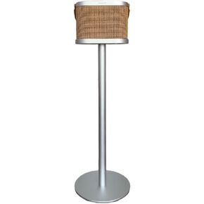 Aluminum Floor Stand Compatible with Bang & Olufsen A5 | Premium Alloy Construction, Hidden Cable Design, Easy Installation, Modern Style (Silver) in Saudi Arabia