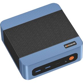BOSGAME E5 11 Pro Mini PC Ryzen، 5300U 4-core 8-Thread، سطح مكتب مزدوج LAN 8 جيجابايت DDR4 256 جيجابايت SSD، شاشات ثلاثية HDMI 2.0x1، DisplayPortx1، USB-C x1، Wi-Fi 5، BT 5.0 in Kuwait