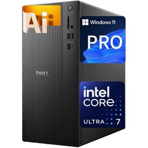 Dell Secure & Productive Business Tower Desktop, Intel 10-Core Ultra 5 225, 16GB DDR5 RAM, 1TB Storage(512GB SSD & 512GB External), HDMI, DP, Wi-Fi 6, RJ45, USB-C, Headset Jack, Windows 11 in Kuwait
