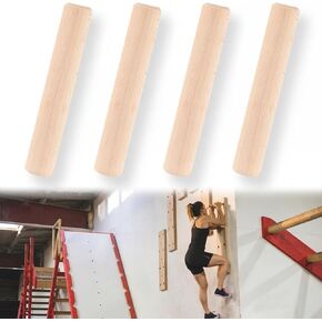 Qunclay Climbing Hard Wood Pegs for Peg Boards, 6.5" in Length Oak Peg Board Climbing Holds for Body Building, Grip/core Strength and Endurance Training in Kuwait