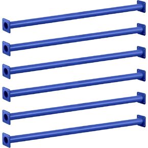 Barcaloo Playground Equipment Monkey Bars Playset Attachment, Monkey Bar Rods for Backyard - Set of 8 Green Powder Coated Indoor Monkey Bars Set for Kids with Mounting Plates, 16 1/2 Inches Long in Kuwait