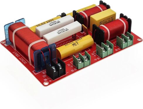 3 Way Crossover for Speaker, 250W 4-8 Ω Treble Alto Bass 3 Way HiFi Home Speakers Audio Frequency Divider, HiFi Speaker Crossover in Saudi Arabia