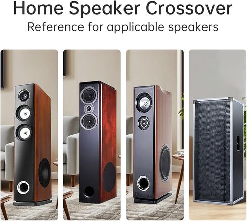3 Way Crossover for Speaker, 250W 4-8 Ω Treble Alto Bass 3 Way HiFi Home Speakers Audio Frequency Divider, HiFi Speaker Crossover in Saudi Arabia