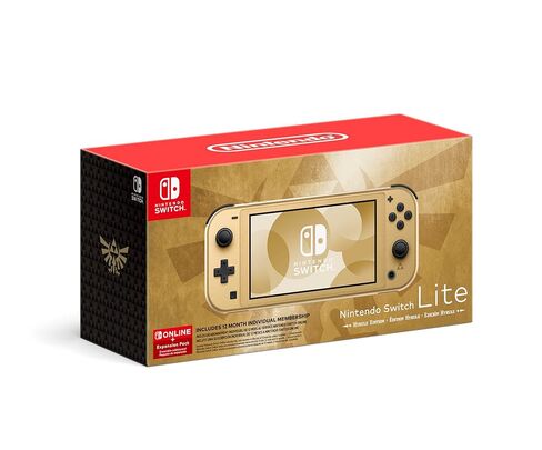 Nintendo Switch Lite: Hyrule Edition - 32 GB (With Bonus 12 Month Switch Online + Expansion Pack) in Saudi Arabia