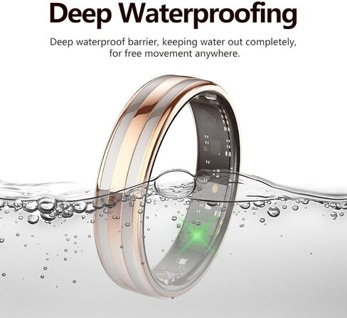 Smart Ring Ultra Narrow Heart Rate Monitor Slim Comfortable Sleep Ring Health Fitness Tracker Pedometer Step Counter Calories Waterproof Ladies Smart Rings for Women Men Anillo Inteligente in Saudi Arabia
