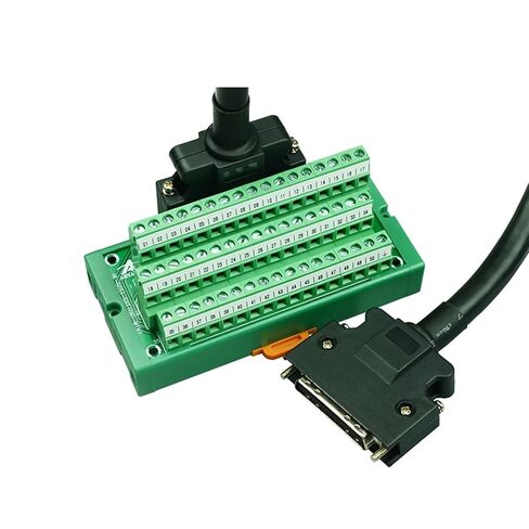 HL-SCSI-50P SCSI50 50pin Relay Terminal Adapter Board for Yaskawa/Delta/Panasonic/Mitsubishi Servo CN1 ASD-BM-50A for A2/AB(SCSI50P 4m Cable) in Saudi Arabia