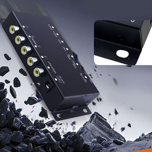 4 Channel Video Splitter, 1080P HD AHD CVBS CCTV Security Camera Multiplexer with 4 Inputs 1 Output N P Dual System, for RV Truck Bus Trailer Real Time Monitoring in Saudi Arabia