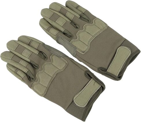 SUNGOOYUE Climbing Gloves, Sensitive Touch Adjustable Thickened Nylon EVA Antislip Padded Palm Gloves, with Touch Design for Outdoor Riding Climbing Jungle Exploration Sports Prot in Saudi Arabia