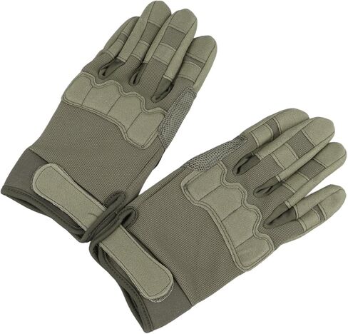 SUNGOOYUE Climbing Gloves, Sensitive Touch Adjustable Thickened Nylon EVA Antislip Padded Palm Gloves, with Touch Design for Outdoor Riding Climbing Jungle Exploration Sports Prot in Saudi Arabia