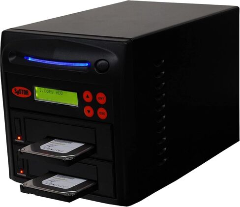 ناسخ محرك الأقراص الصلبة Systor 1:1 HDD/SSD - 36 جيجابايت/الدقيقة - ناسخة مستقلة وممحاة/مطهر لأقراص SATA 3.5 المتعددة ومحركات الأقراص الصلبة 2.5 - سرعات نسخ تصل إلى 600 ميجابايت/ثانية (SYS601DP) in Kuwait