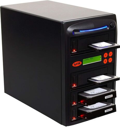 ناسخ محرك الأقراص الصلبة Systor 1:1 HDD/SSD - 36 جيجابايت/الدقيقة - ناسخة مستقلة وممحاة/مطهر لأقراص SATA 3.5 المتعددة ومحركات الأقراص الصلبة 2.5 - سرعات نسخ تصل إلى 600 ميجابايت/ثانية (SYS601DP) in Kuwait