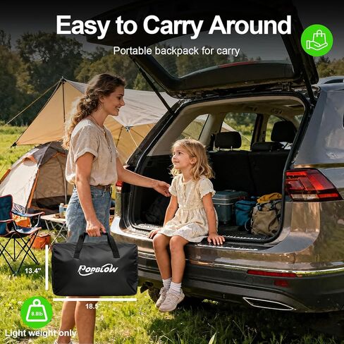 شاشة عرض قابلة للنفخ محمولة بطول 20 قدمًا مع منفاخ هواء مدمج وحقيبة حمل، عرض مزدوج الجوانب، تصميم سهل التركيب من قطعة واحدة، شاشة قابلة للنفخ في الهواء الطلق لحفلات السباحة الليلية في الفناء الخلفي in Kuwait