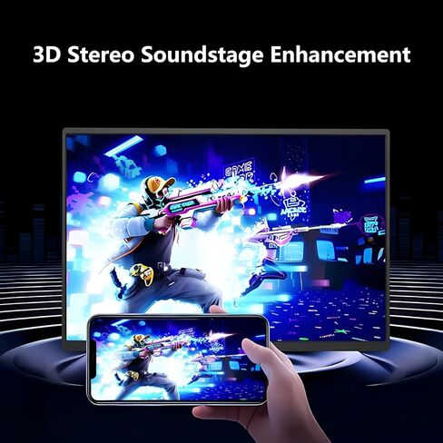 15.6 Inch HD Screen Magnifier for Cell Phone & Mobile Video Projector, Foldable Stand, Compatible with All USB-C Laptops, Tablets & Phones, Mini HDMI Interface, Ideal for Movies, Videos and Gaming in Saudi Arabia