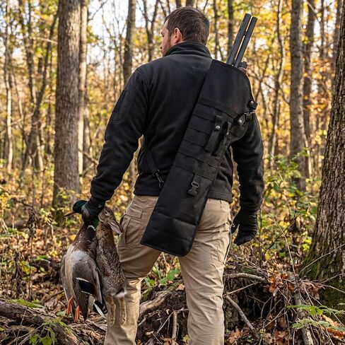 Professional Tactical Rifle Scabbard Shotgun Shoulder Bag - Open-Top Shotgun Holster for Hunting, Outdoor and Tactical Use, Durable Nylon Material with Adjustable Strap in Saudi Arabia
