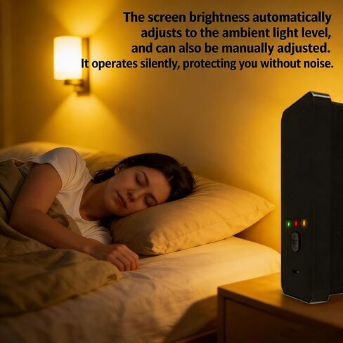 Steadfast to Haven 4-in-1 Detector with HD Screen, Home, Apartment, Hotel, Camping RV (Black) in Saudi Arabia