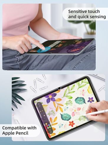 واقي شاشة مضاد للضوء الأزرق لجهاز iPad 11th A16 2025 [11 بوصة]، iPad 10th [10.9 بوصة] 2022,9H طبقة من الزجاج المقوى، مضاد للأشعة فوق البنفسجية، حماية للعين، حساس للمس، مضاد للخدش in Kuwait