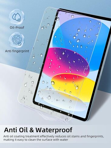 واقي شاشة مضاد للضوء الأزرق لجهاز iPad 11th A16 2025 [11 بوصة]، iPad 10th [10.9 بوصة] 2022,9H طبقة من الزجاج المقوى، مضاد للأشعة فوق البنفسجية، حماية للعين، حساس للمس، مضاد للخدش in Kuwait
