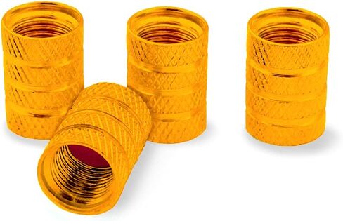 Bucking Bronco Illustration Valve Stem Caps for Tire Rim Wheel Aluminum - Pink in Saudi Arabia