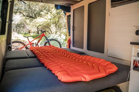 Insulated Cloud Core Inflatable Sleeping Pad | Ideal for Camping or Backpacking in Colder Temperatures | Orange in Saudi Arabia
