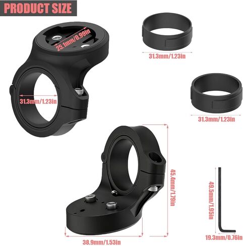 Seat Post Bike Mount Compatible with Garmin Varia RTL510 RTL515 RVR315 RearVue 820 Rearview Radar Rear Tail Light Bicycle Seatpost Bars Clamp Quarter Turn Mount MTB Road Cycling Holder in Saudi Arabia