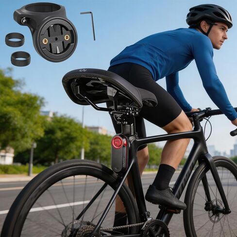 Seat Post Bike Mount Compatible with Garmin Varia RTL510 RTL515 RVR315 RearVue 820 Rearview Radar Rear Tail Light Bicycle Seatpost Bars Clamp Quarter Turn Mount MTB Road Cycling Holder in Saudi Arabia