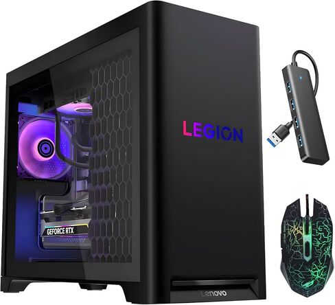 Lenovo Legion Tower 5i Desktop, Intel Core Ultra 7 265F, NVIDIA RTX 5060Ti Gaming PC, 32GB DDR5 RAM, 2TB SSD, Legion Coldfront Cooling, USB KB, Mouse, Windows 11 Pro in Saudi Arabia