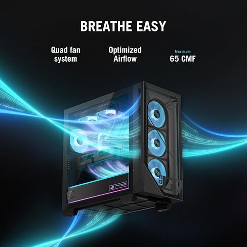 ASUS ROG GM700 (2025) Gaming Desktop PC, AMD Ryzen™ 7 9800X3D Processor, AMD® Radeon™ RX 9070 XT Prime OC, 2TB M.2 NVMe™ PCIe® 4 SSD, 32GB DDR5 RAM, Windows 11 Home, GM700TZ-MS777 in Saudi Arabia