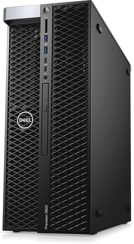 Dell Precision T5820 Workstation Desktop | Core i9-10980XE - 1TB SSD Hard Drive - 128GB RAM - Nvidia GeForce RTX 3090 | 18 cores @ 4.6 GHz - 24GB GDDR6X Win 11 Pro Black (Renewed) in Saudi Arabia