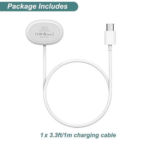 Kissmart Charger for Pixel Watch 4 - Replacement Charging Dock Cable for Google Pixel Watch 4 Smartwatch 41mm and 45mm (White) in Saudi Arabia