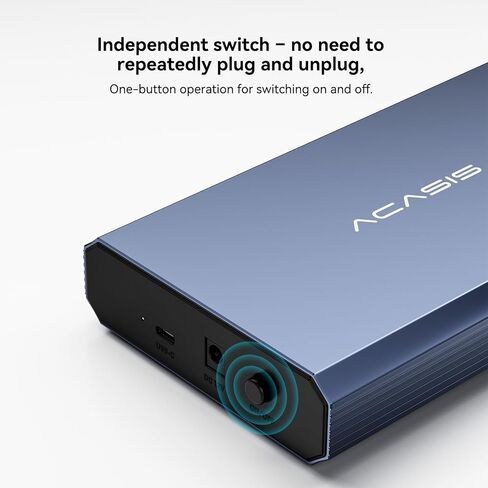 ACASIS 6Gbps Hard Drive Enclosure for 3.5/2.5 Inch SATA SSD HDD Aluminum USB C HDD Enclosure Up to 30TB, 3.5 Hard Drive Enclosure Compatible MacBookPro/Air /WD Seagate Samsung/ PS4 in Saudi Arabia