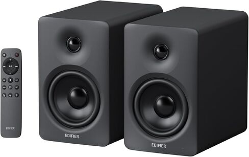 Edifier M90 Computer Speakers, 100W RMS Desktop Speakers, Hi-Res Audio, LDAC,Bluetooth 6.0 Compact Speaker, HDMI eARC/Optical/USB-C/AUX Input, SUB Out Powered Speakers, Remote Control for TV/PC-Black in Saudi Arabia