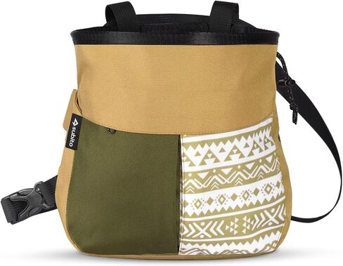 Climbing Chalk Bag, Large Capacity Rock Climbing Chalk Bag for Bouldering, Weightlifting, Gym, Disc Golf & Wall Climbing, Durable Bouldering Chalk Bucket in Saudi Arabia