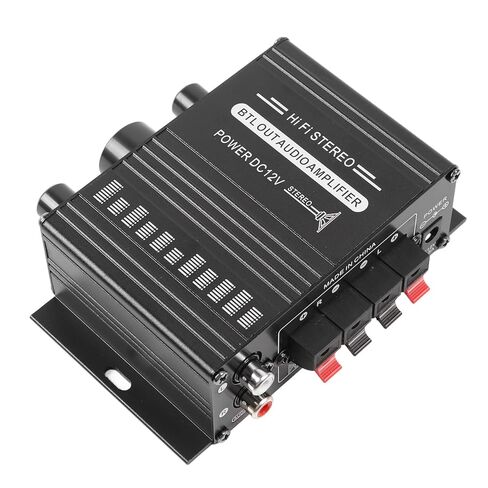 SUNGOOYUE Car Audio Power Amplifier, Dual Channel Mini Stereo Amplifier 12V with Circuit Guard for Most Cars, Compact Lightweight Design in Saudi Arabia
