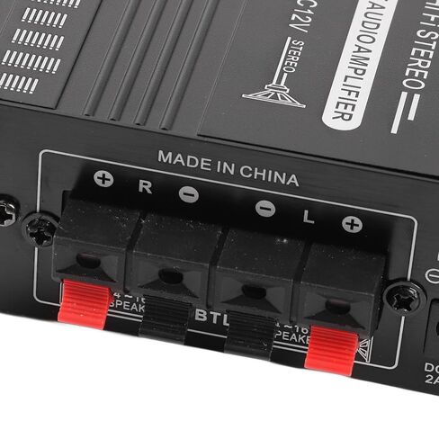 SUNGOOYUE Car Audio Power Amplifier, Dual Channel Mini Stereo Amplifier 12V with Circuit Guard for Most Cars, Compact Lightweight Design in Saudi Arabia