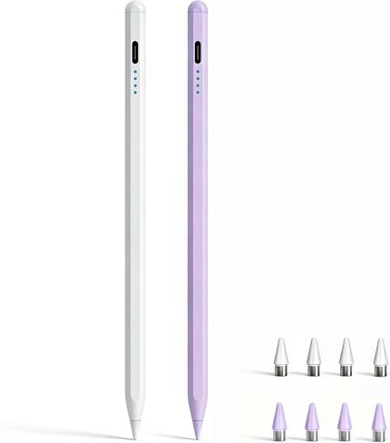 Stylus Pen for Samsung Galaxy Tab A11 / A11+, A9 / A9+, A8, A7 Lite, Active Capacitive Pencil for Samsung Android Tablet & iOS Touchscreens, High Precision Digital Pen with 4 Tips (Blue) in Saudi Arabia
