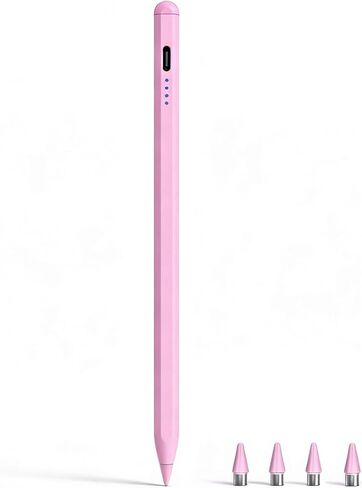 Stylus Pen for Samsung Galaxy Tab A11 / A11+, A9 / A9+, A8, A7 Lite, Active Capacitive Pencil for Samsung Android Tablet & iOS Touchscreens, High Precision Digital Pen with 4 Tips (Blue) in Saudi Arabia