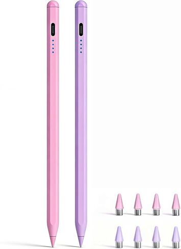 Stylus Pen for Samsung Galaxy Tab A11 / A11+, A9 / A9+, A8, A7 Lite, Active Capacitive Pencil for Samsung Android Tablet & iOS Touchscreens, High Precision Digital Pen with 4 Tips (Blue) in Saudi Arabia