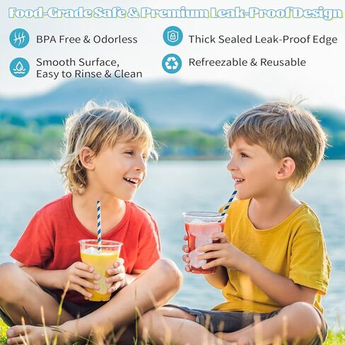 380 Pack Reusable Ice Cubes for Drinks, BPA-Free Plastic Ice Cubes, Refreezable & Washable Ice Cubes Reusable Without Diluting for Whiskey, Coffee, Parties, Camping & Ice Bath in Saudi Arabia