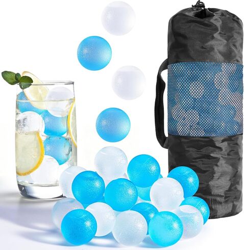 380 Pack Reusable Ice Cubes for Drinks, BPA-Free Plastic Ice Cubes, Refreezable & Washable Ice Cubes Reusable Without Diluting for Whiskey, Coffee, Parties, Camping & Ice Bath in Saudi Arabia