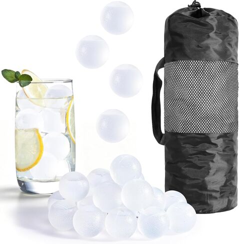 380 Pack Reusable Ice Cubes for Drinks, BPA-Free Plastic Ice Cubes, Refreezable & Washable Ice Cubes Reusable Without Diluting for Whiskey, Coffee, Parties, Camping & Ice Bath in Saudi Arabia