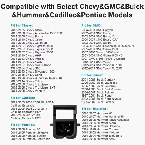 Door Speaker Harness Compatible with Chevy Silverado Express GMC Sierra Yukon Buick Hummer Cadillac Pontiac,72-4568 Car Speaker Wiring Harness Adapter Aftermarket Speakers Wire Connector in Saudi Arabia