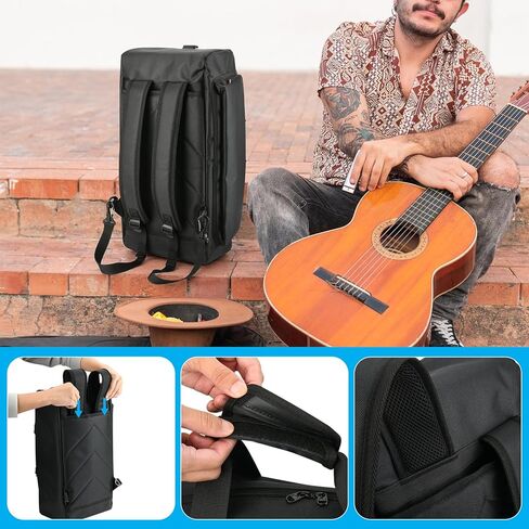 Travel Carrying Backpack for JBL Boombox 4/3/2, Carrier Storage Case with Shoulder Strap &Handle Strap, Portable Carry Bag Holder w Accessory Pocket in Saudi Arabia