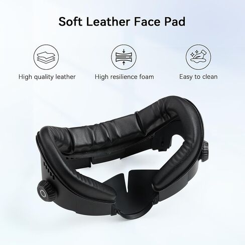 AMVR FC4L Face Pad Facial Interface Compatible with Meta Quest 3 Accessories, Only PU Leather Cover, NOT Compatible with Meta Quest 3S in Saudi Arabia