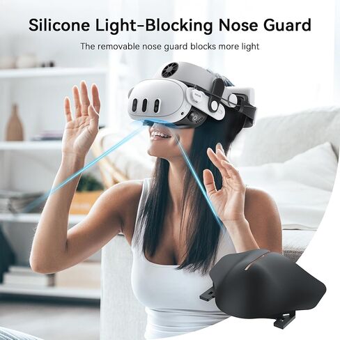 AMVR FC4L Face Pad Facial Interface Compatible with Meta Quest 3 Accessories, Only PU Leather Cover, NOT Compatible with Meta Quest 3S in Saudi Arabia