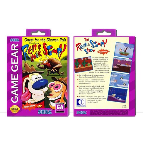 رين هوك وستيمبي: البحث عن شافين ياك | (SGGP) Sega Game Gear - علبة اللعبة فقط - لا توجد لعبة in Kuwait